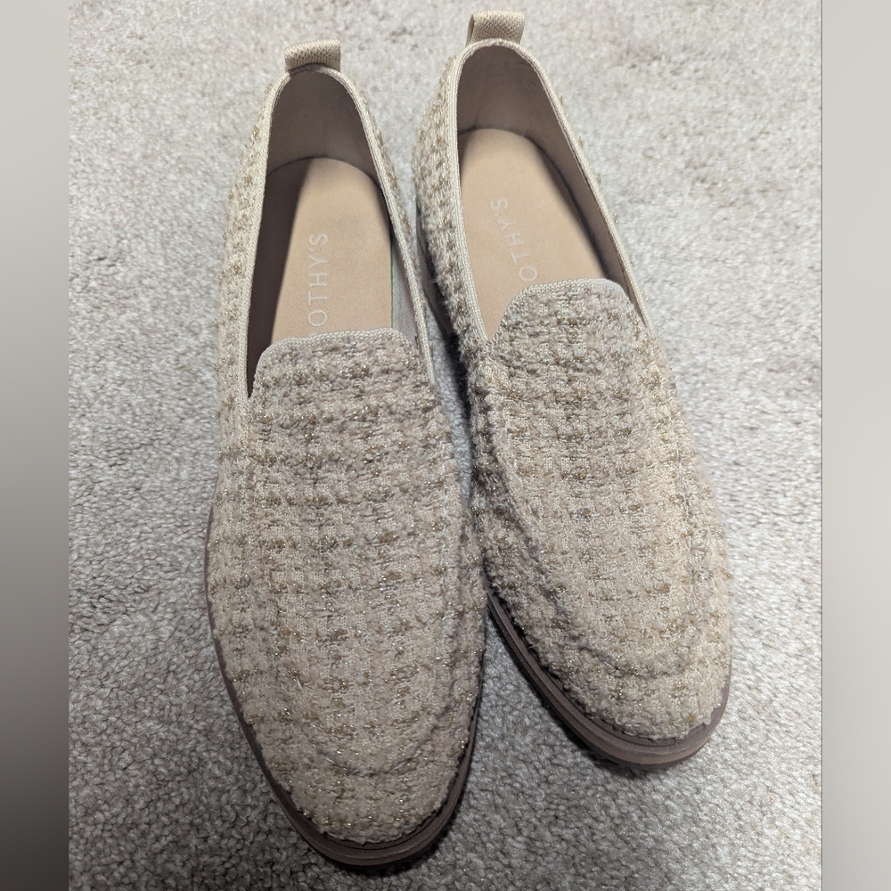Rothy's Snowcap Bouclé Lug Loafers size 11 EUC
